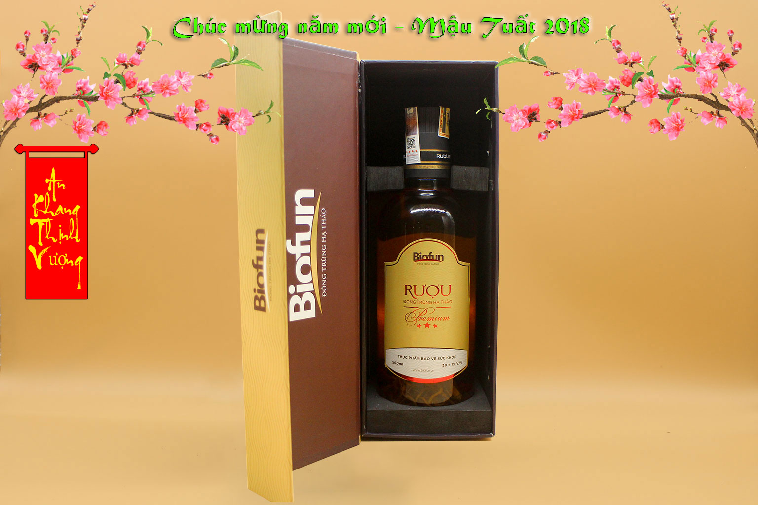 Rượu Đông Trùng Hạ Thảo BioFun