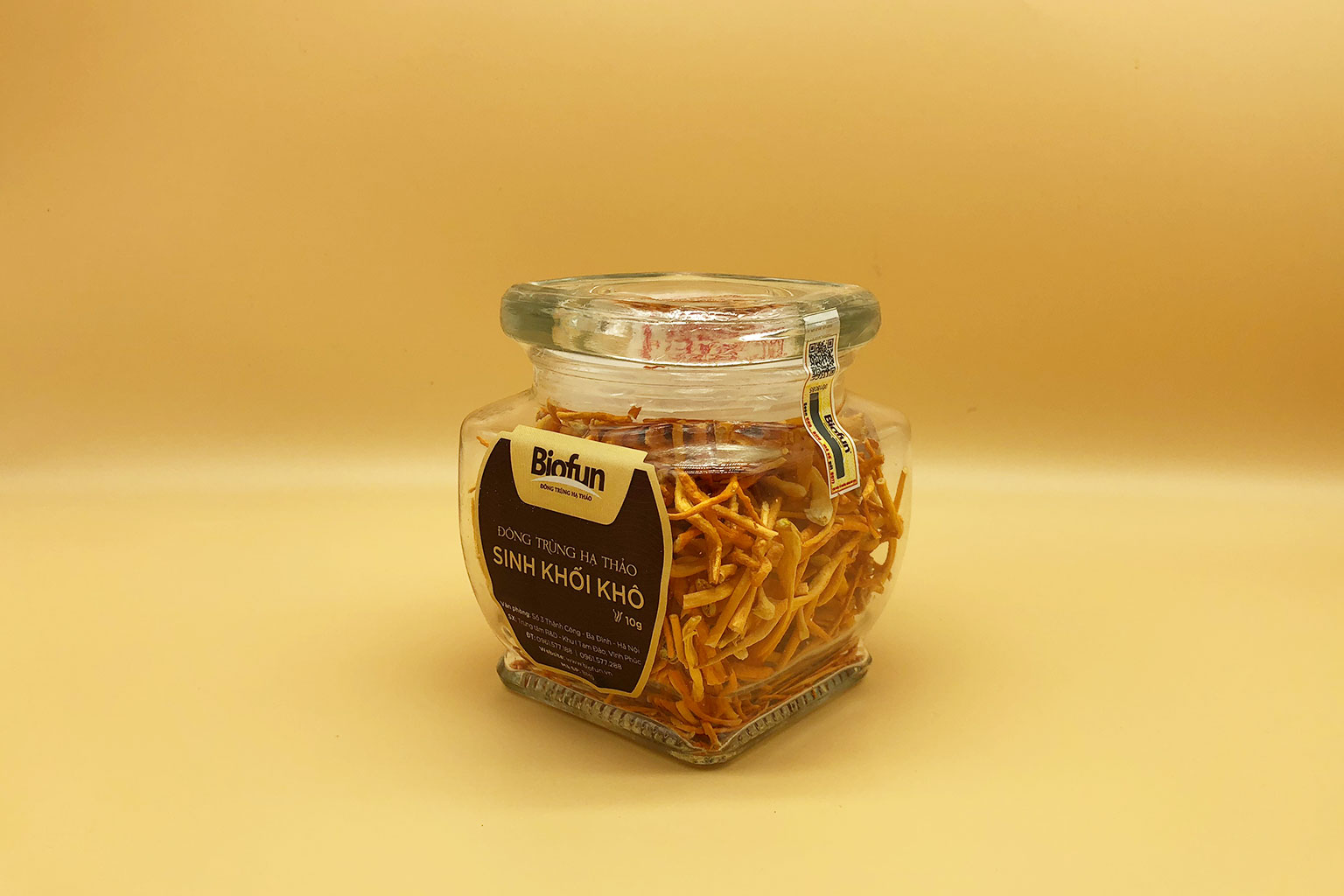 Đông Trùng Hạ Thảo Sinh Khối Khô - BIOFUN
